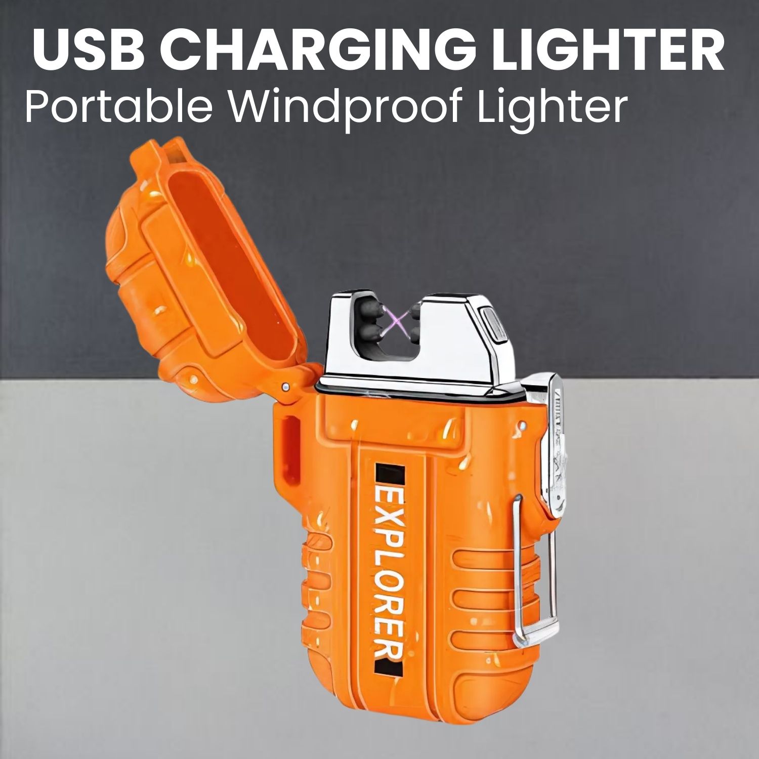 sacro Explorer USB (Cigaratte Lighter)Windproof Flameless ARC Rechargeable LighterQ293 Explorer USB (Cigaratte Lighter)Windproof Flameless ARC Rechargeable LighterQ293 Pocket Lighter-picture-16