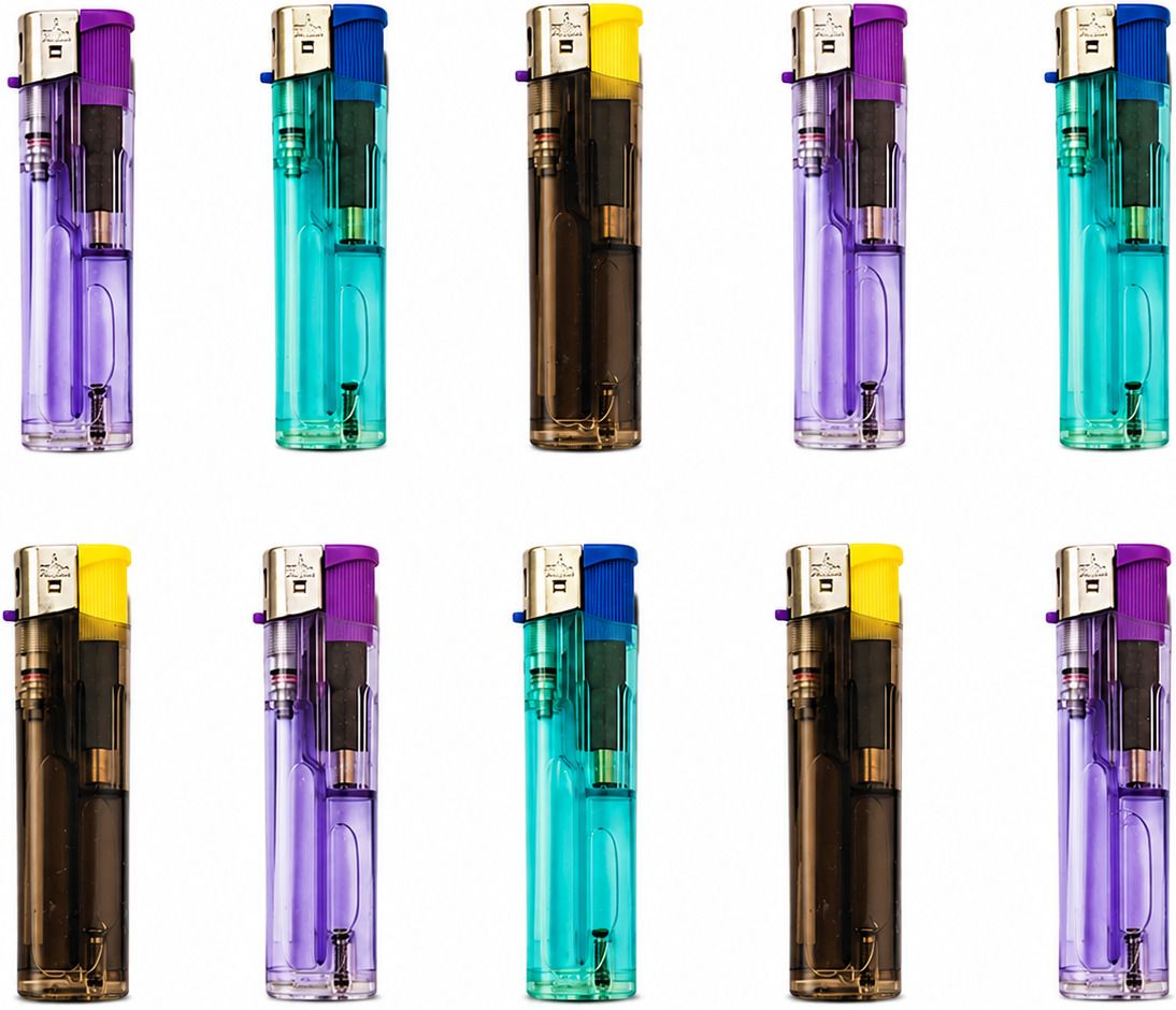 foursquare 4S Refillable 10 Gas Lighter Pocket Lighter-picture-16