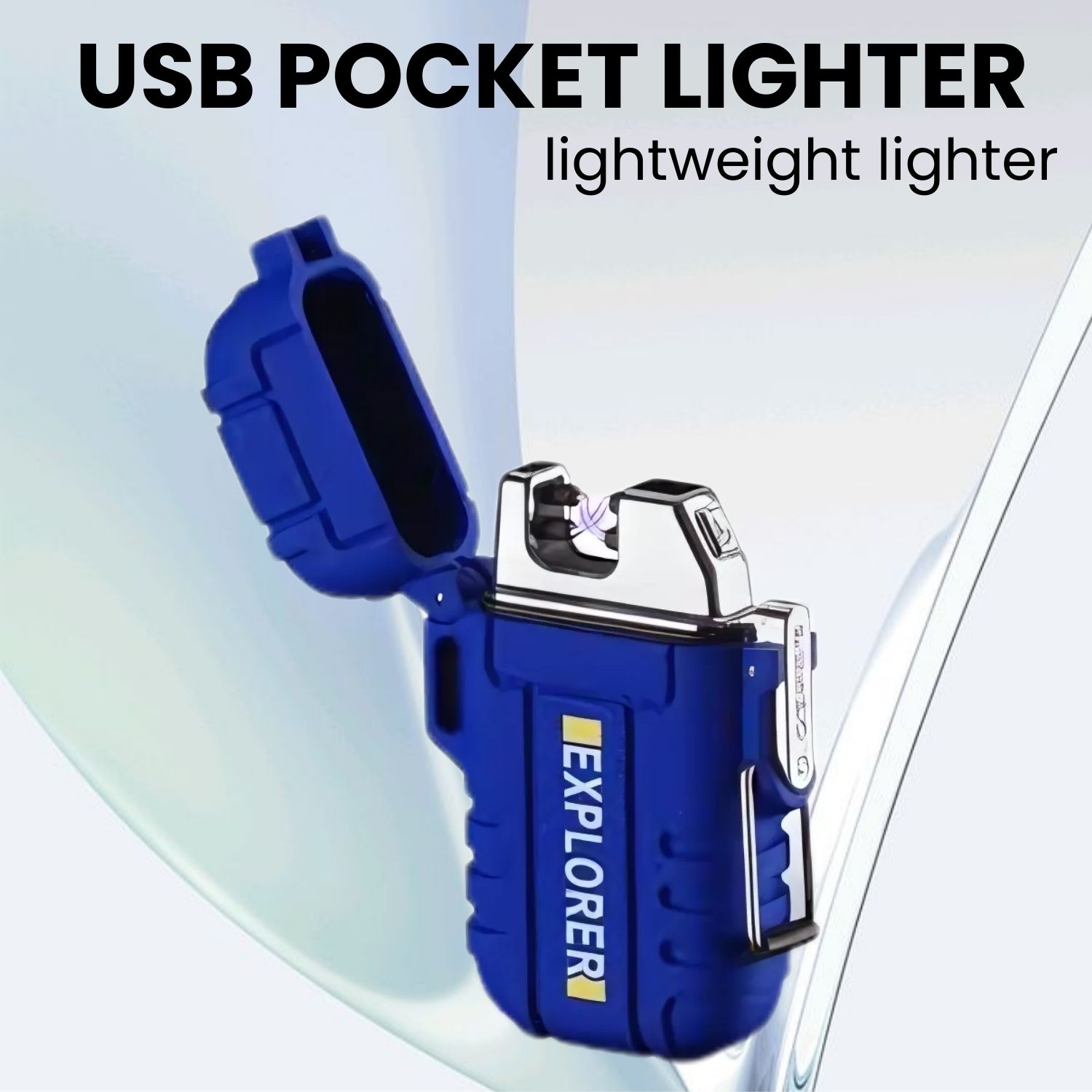clairbell Explorer USB (Cigaratte Lighter)Windproof Flameless ARC Rechargeable LighterT231 Explorer USB (Cigaratte Lighter)Windproof Flameless ARC Rechargeable LighterT231 Pocket Lighter-picture-16