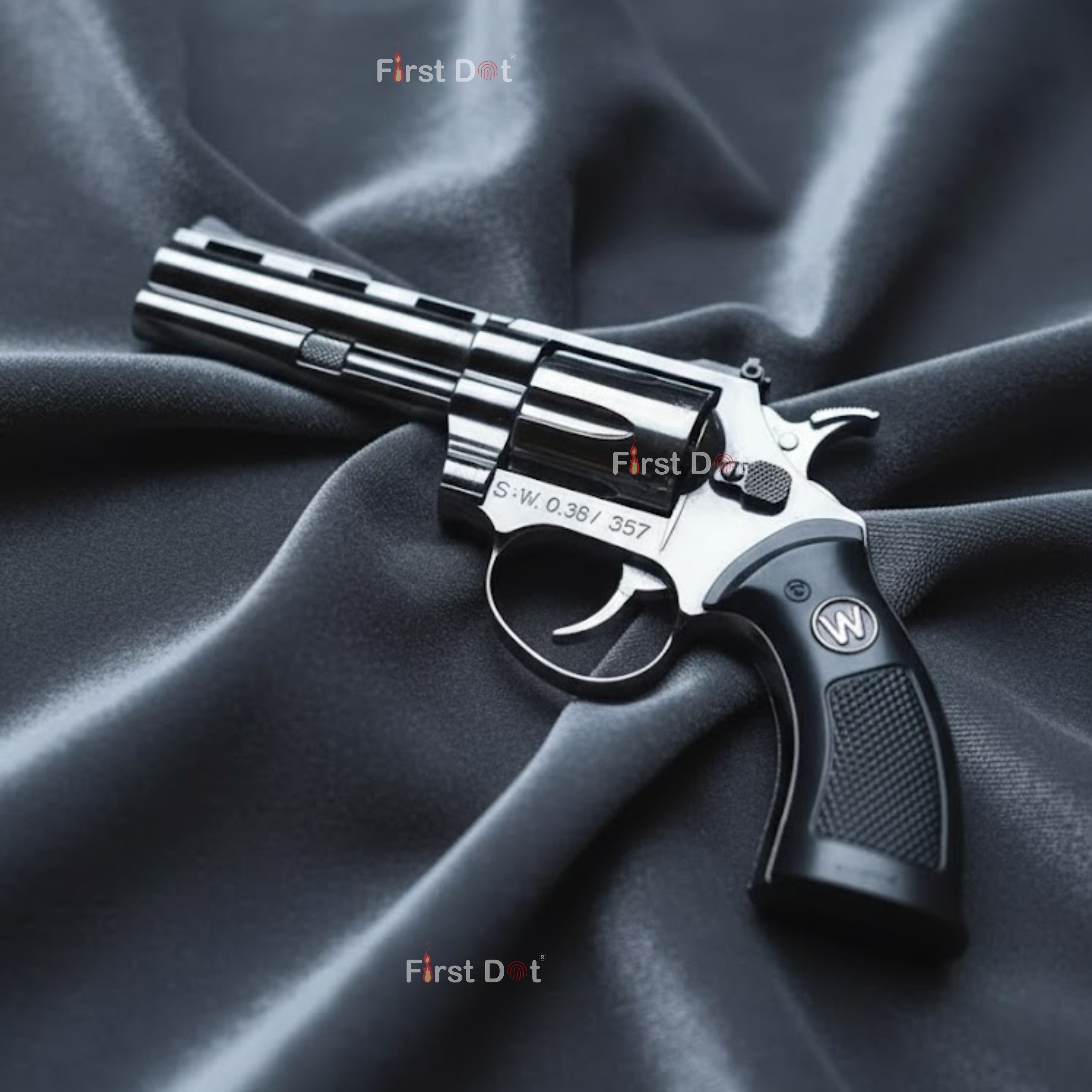 Revolver Shape Butane Lighter | Jet Torch Flame Jet Flame And windproof | Refillable Butane Gas Pocket Lighter-image-23