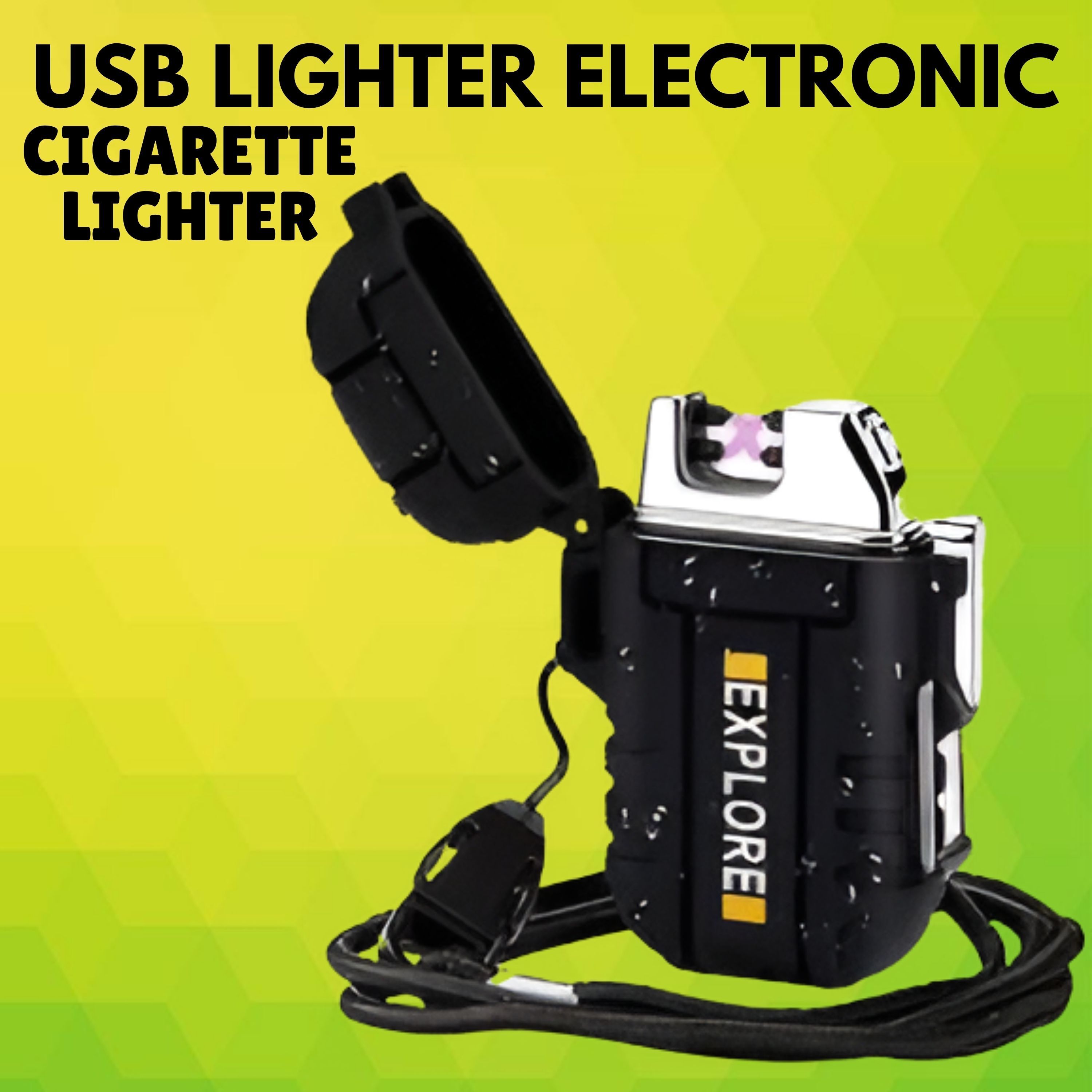 sacro Explorer USB Cigaratte Lighter, Windproof Flameless ARC Rechargeable LighterE267 Explorer USB Cigaratte Lighter, Windproof Flameless ARC Rechargeable LighterE267 Pocket Lighter-picture-16