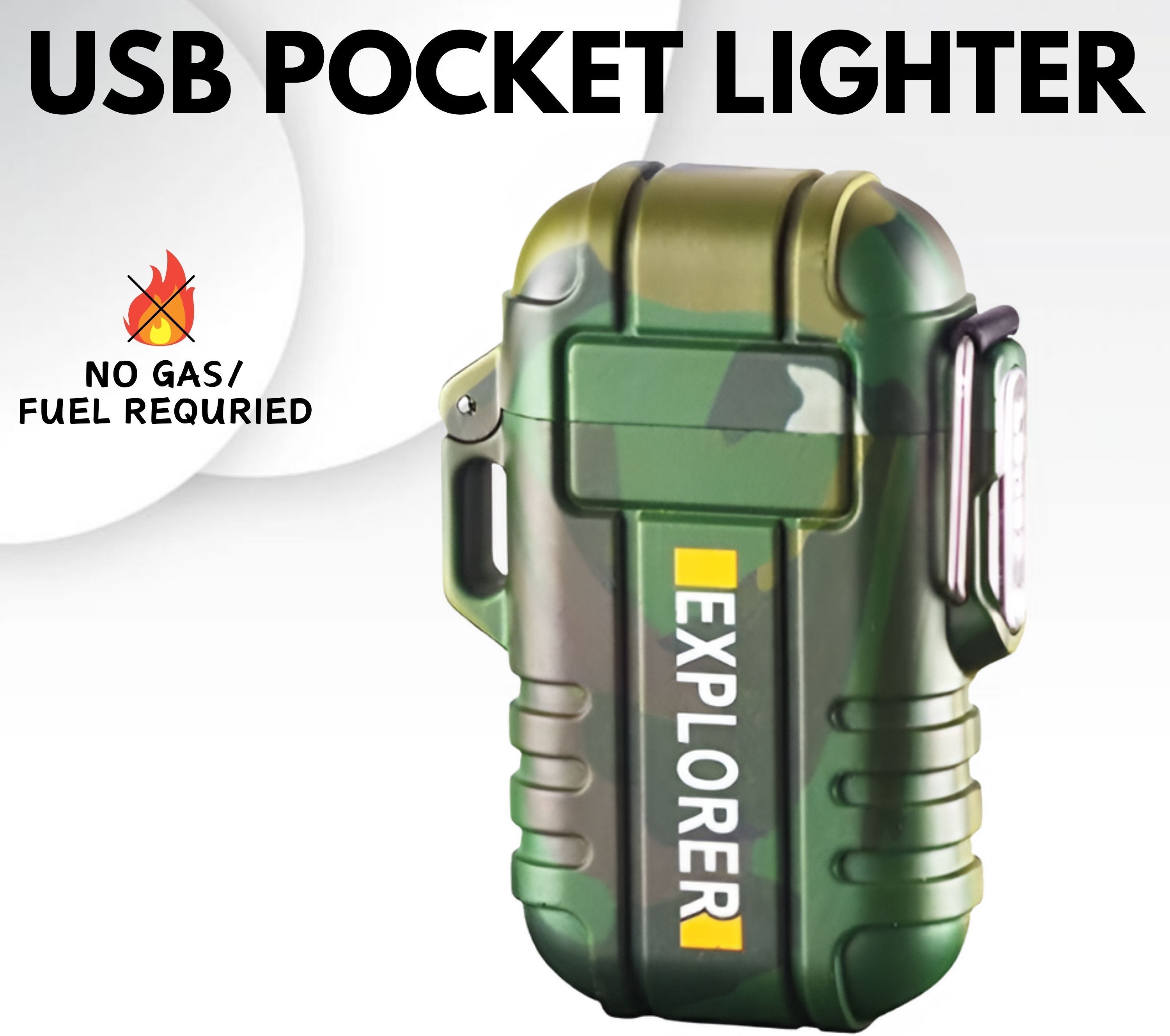 frony Explorer USB Cigaratte Lighter, Windproof Flameless ARC Rechargeable LighterD274 Explorer USB Cigaratte Lighter, Windproof Flameless ARC Rechargeable LighterD274 Pocket Lighter-picture-37