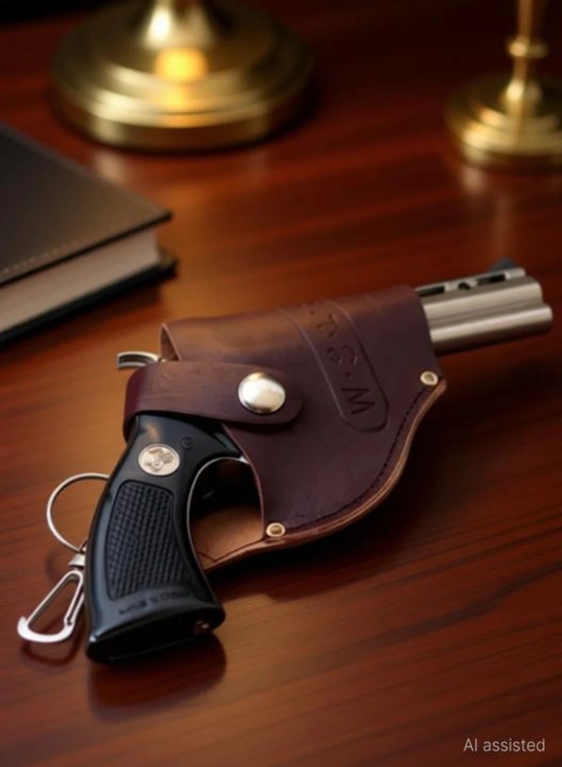 iris grape ® Mini Revolver Gun Shape Cigarette Lighter Windproof Refillable Butane Gas Lighter Pocket Lighter-picture-39