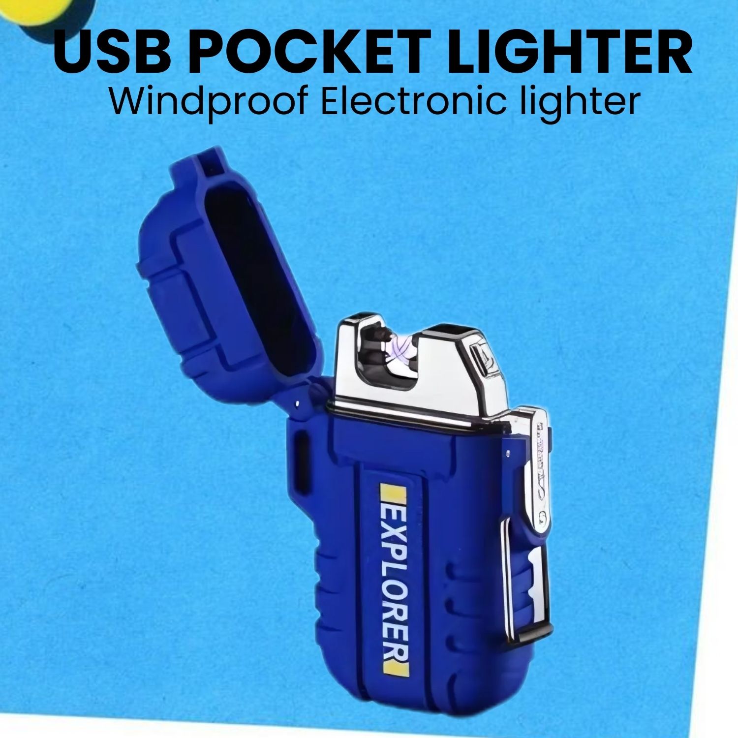 clairbell Explorer USB (Cigaratte Lighter)Windproof Flameless ARC Rechargeable LighterT323 Explorer USB (Cigaratte Lighter)Windproof Flameless ARC Rechargeable LighterT323 Pocket Lighter-picture-46