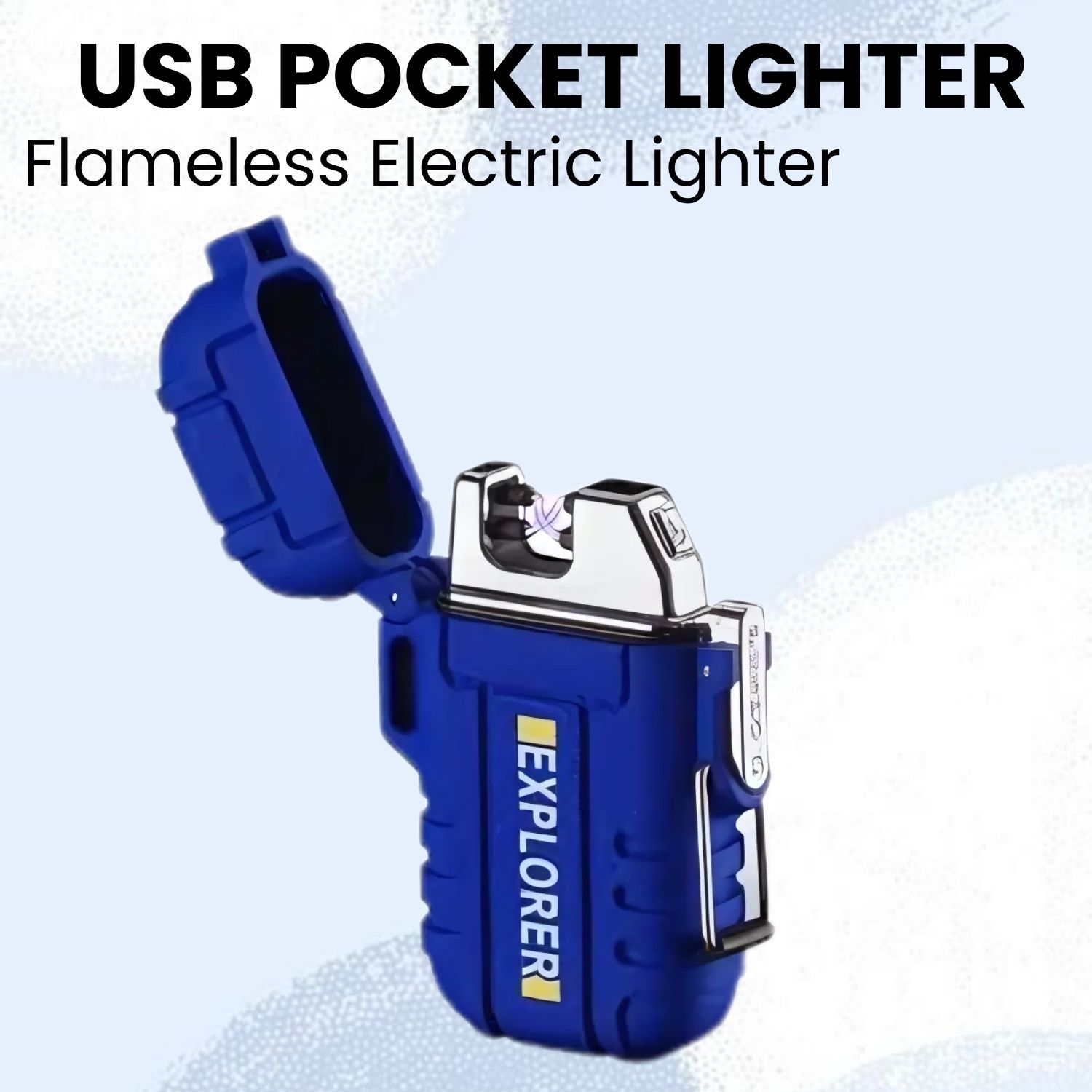 sacro Explorer USB (Cigaratte Lighter)Windproof Flameless ARC Rechargeable LighterW254 Explorer USB (Cigaratte Lighter)Windproof Flameless ARC Rechargeable LighterW254 Pocket Lighter-picture-44