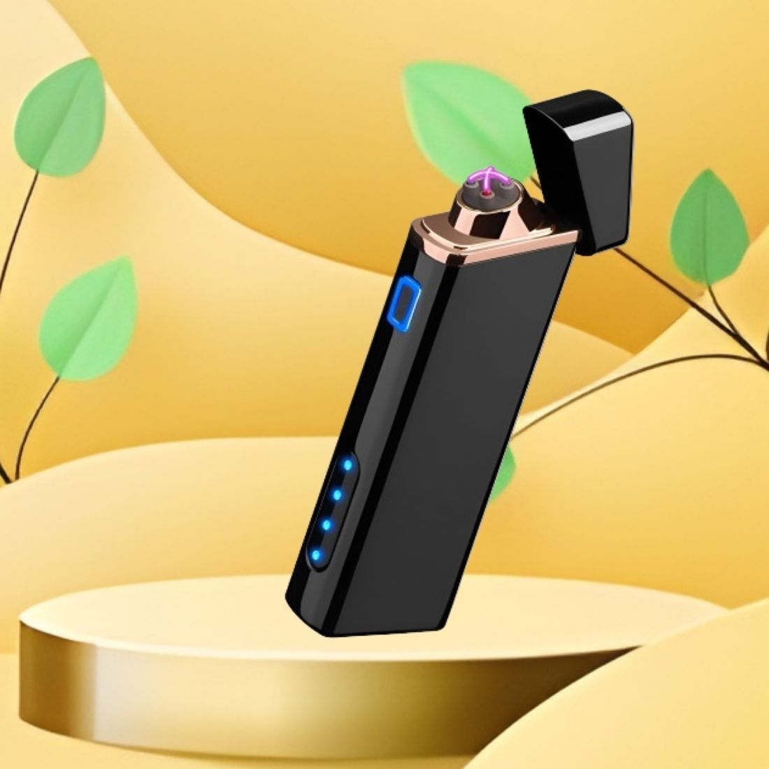clairbell Cigarette Lighter Usb Rechargeable Lighter, Windproof Slim Coil Arc Lighter W149 Pocket Lighter-picture-18