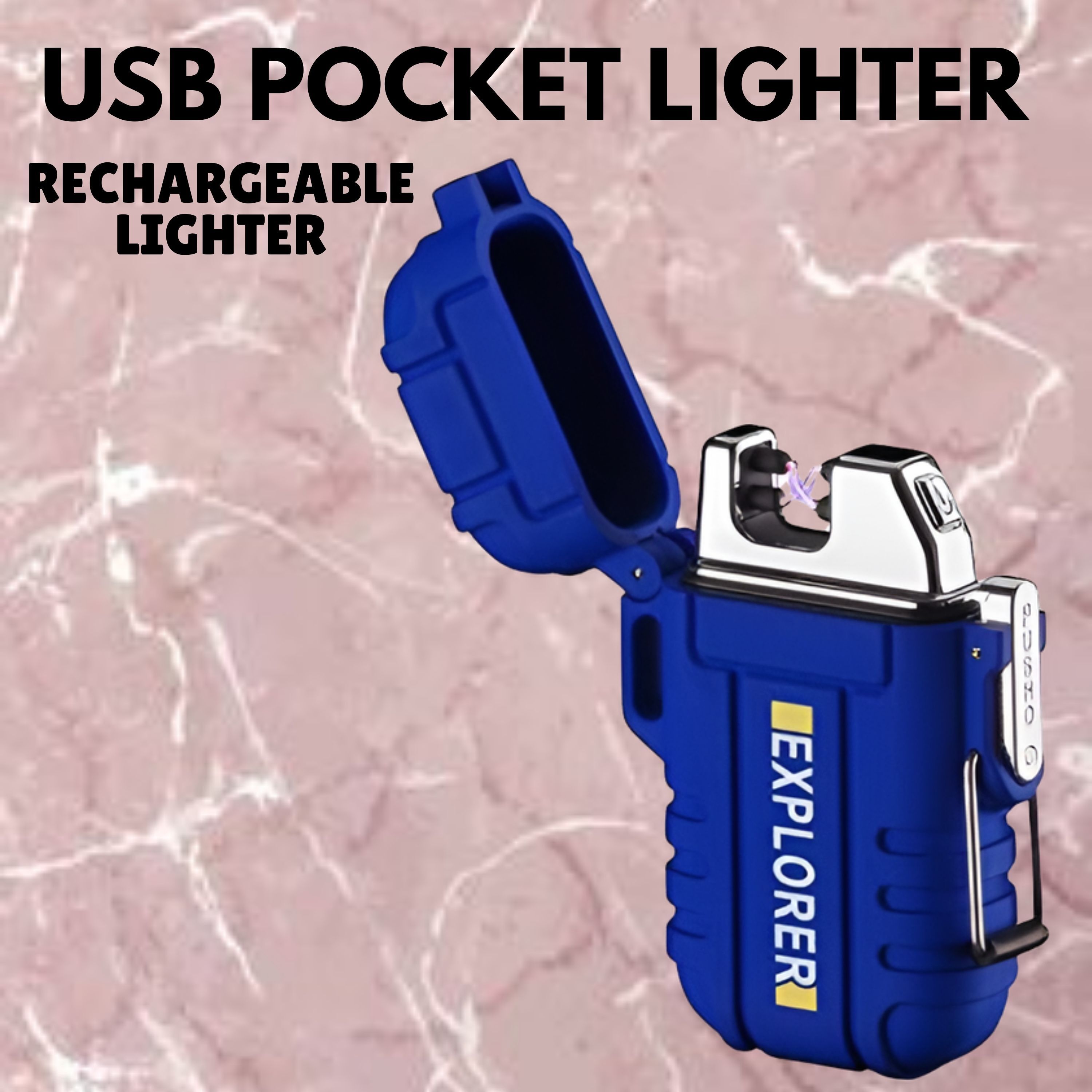frony Explorer USB Cigaratte Lighter, Windproof Flameless ARC Rechargeable LighterB397 Explorer USB Cigaratte Lighter, Windproof Flameless ARC Rechargeable LighterB397 Pocket Lighter-picture-30