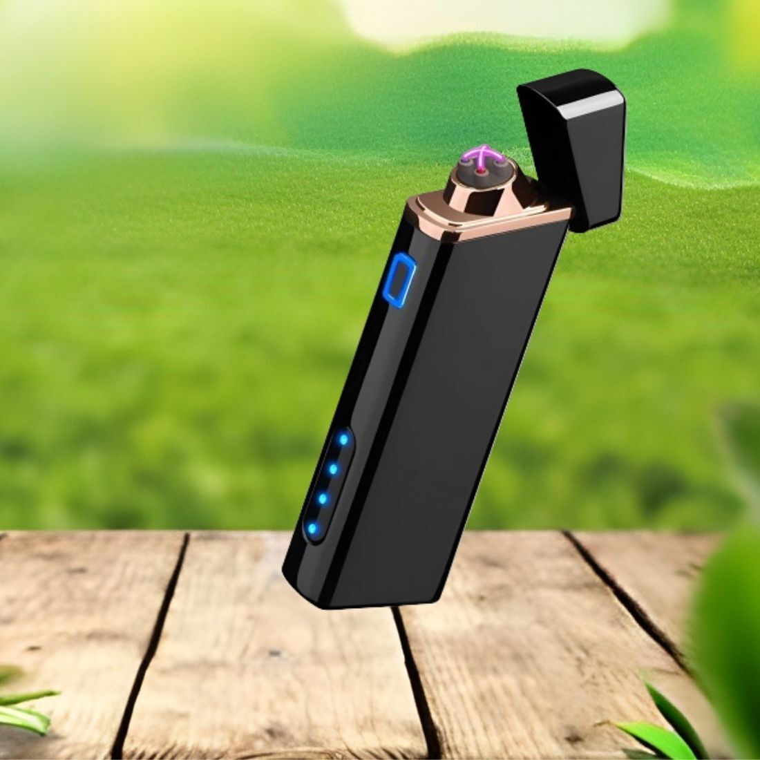 clairbell Cigarette Lighter Usb Rechargeable Lighter, Windproof Slim Coil Arc Lighter W453 Pocket Lighter-picture-28