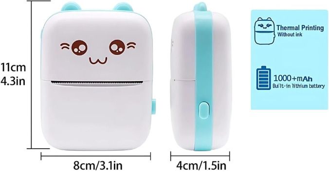 MVC ENTERPRISE Bluetooth Pocket Printer for Kids Prints Picture Kids Prints Picture with 1 Roll of print paper of 57x25 mm-picture-42
