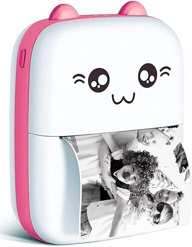 TECHEL pocket printer Mini Printer Paper cxz4 Single - TextUsed For: Title, Compare-picture-12