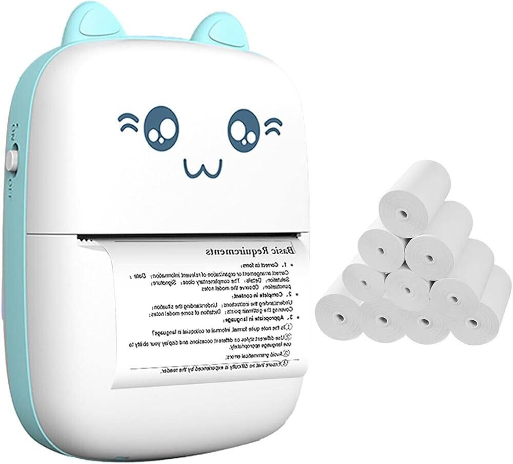 EVAAENTERPRISES Cute Bluetooth Thermal Mini Printer Pocket Printer-picture-10