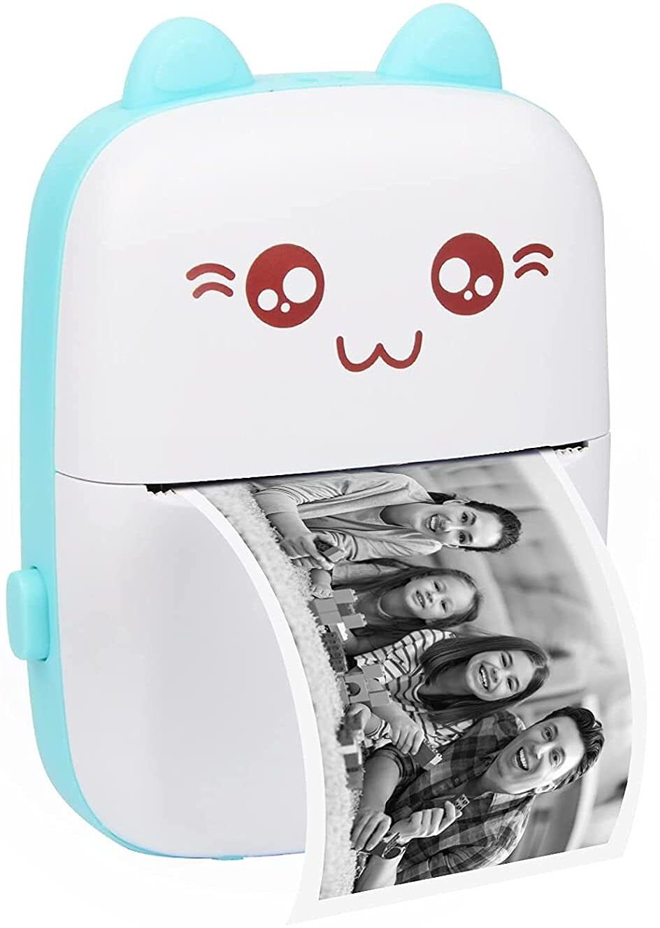 IMMUTABLE Portable Printer, Mini Wireless Bluetooth Thermal HCZ1 Multi-function Monochrome Label Printer