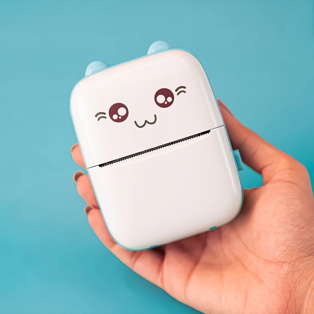 MA TRADES Portable Mini Printer Bluetooth Printer 2 roll bvg11 Mini printer-picture-43