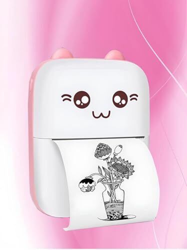 Stainley Cute Animal Mini Thermal Printer with Sticker Paper Set Pocket Printer-image-22