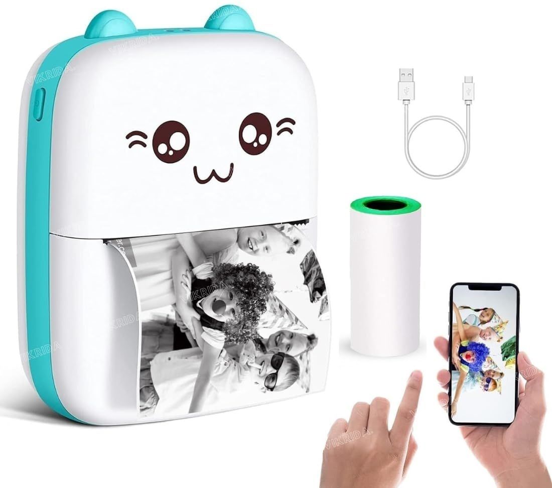 MY BABY LOVE A PERFECT CARE Portable Bluetooth Mini Thermal Printer -Inkfree Label Printer Thermal Printer-picture-47