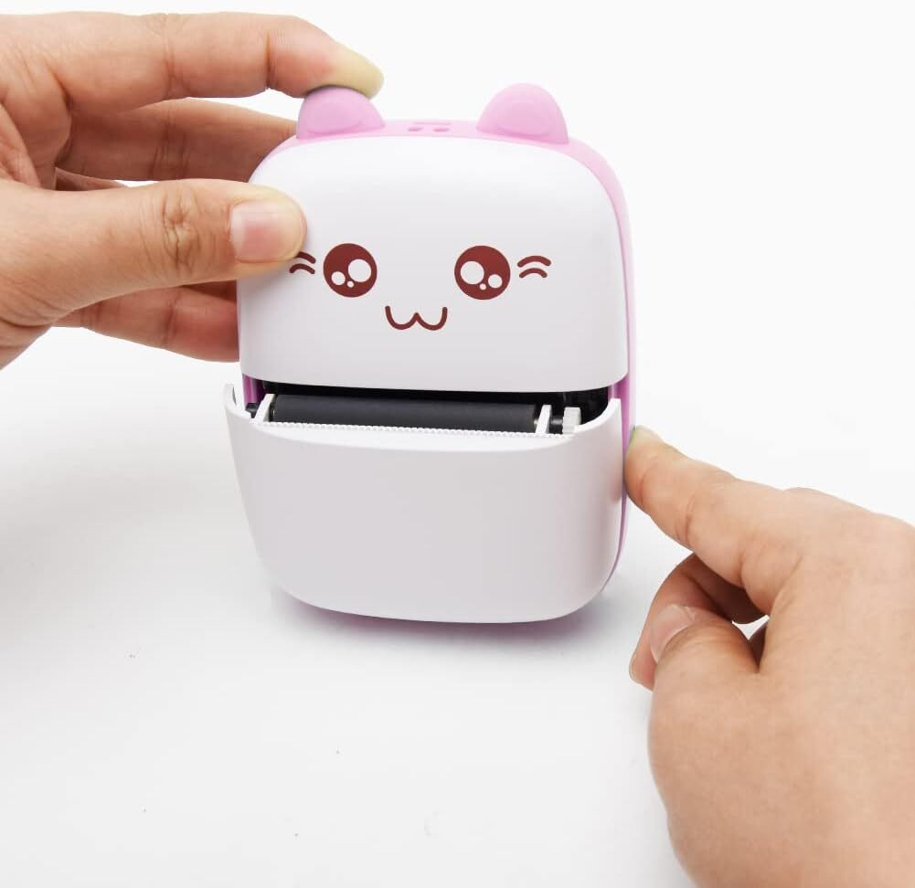 4uonly Printer Pocket Printer, Wireless Bluetooth Mobile Photo Printer vbn3 Single - Text Used For: Title, Compare image 1