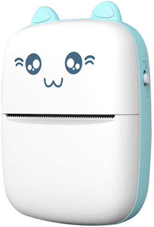 4uonly Mini Printer with Paper for Photo Multi-function Label Printer ghj12 Single - TextUsed For: Title, Compare image 1