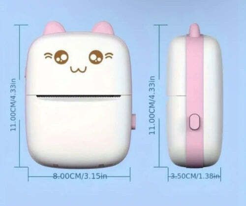 4uonly Printer Portable Bluetooth Thermal Printer Thermal Printer nmk10 Single - TextUsed For: Title, Compare-picture-26