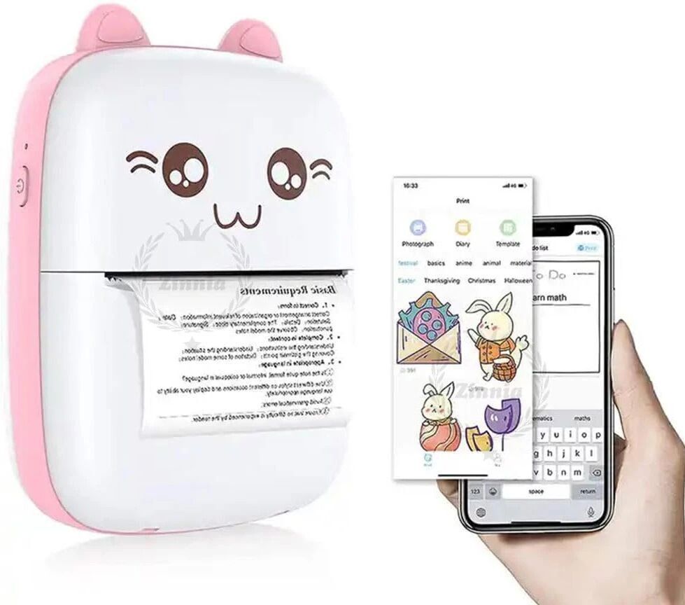 PIXEL Inkless Bluetooth Pocket Printer for Prints Picture Mini printer-picture-12