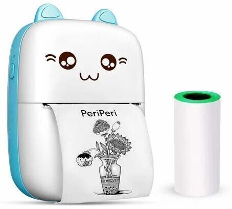 PIXEL Mini Printer with Paper for function Label Printer iob18 Mini printer-picture-11