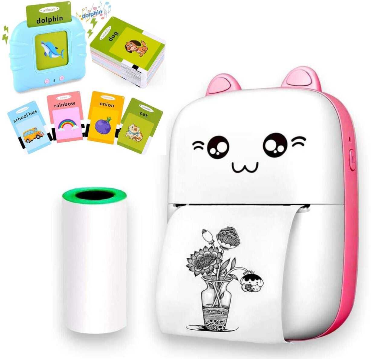 Joyful Journey Kids Mini Thermal Printer – Portable Printing Machine Mini Thermal Printer + [Free Flash Card]-image-6