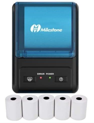 Milestone MHT-P11 58mm ( 2 Inch) USB + Bluetooth Thermal Printer for Small Business Thermal Pocket Printer-image-10