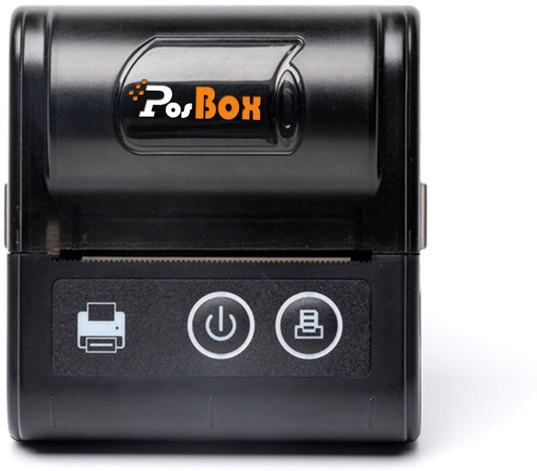 PosBox 2 Inch Bluetooth Label + Receipt 2 in 1 Thermal Printer with 4500mah Rechargeable Battery for Mobile and PC