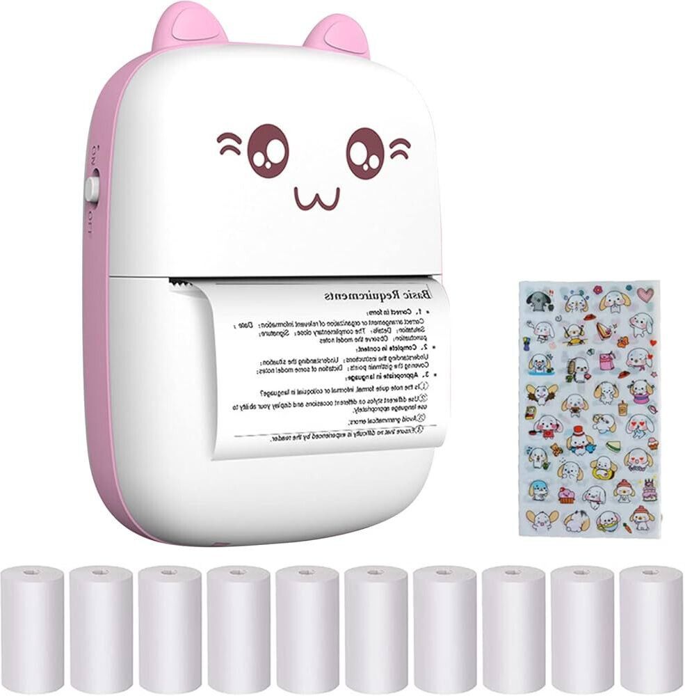 EVAAENTERPRISES Wireless Bluetooth Mini Printer for Thermal Receipt-Label Printer Pocket printer-picture-43