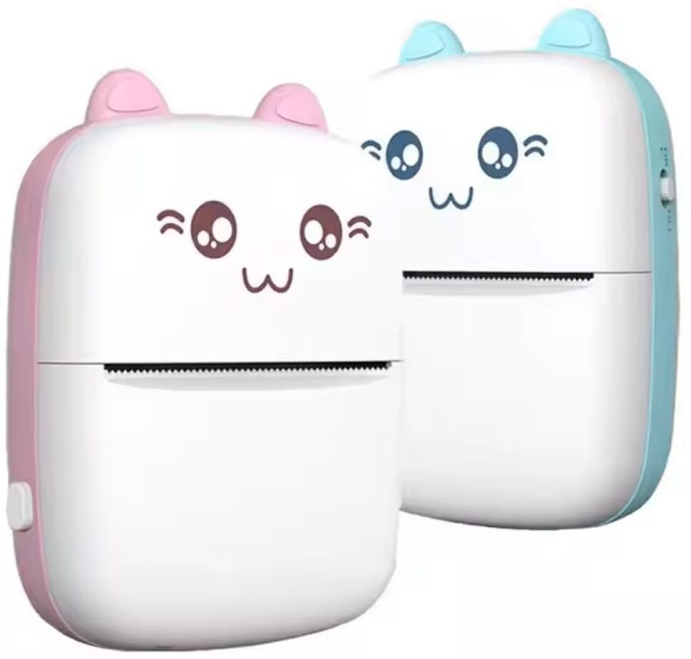 IMMUTABLE Portable Thermal Printer for Kids Mini Printer (White) AKH20 zink technology-picture-28