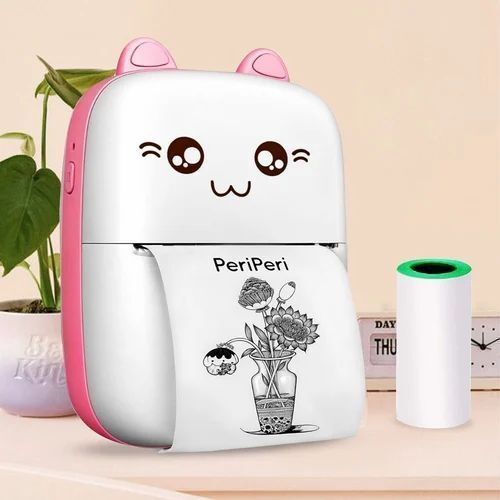 IMMUTABLE Portable Thermal Printer for Kids Mini Printer (White) AKH4 zink technology-picture-43