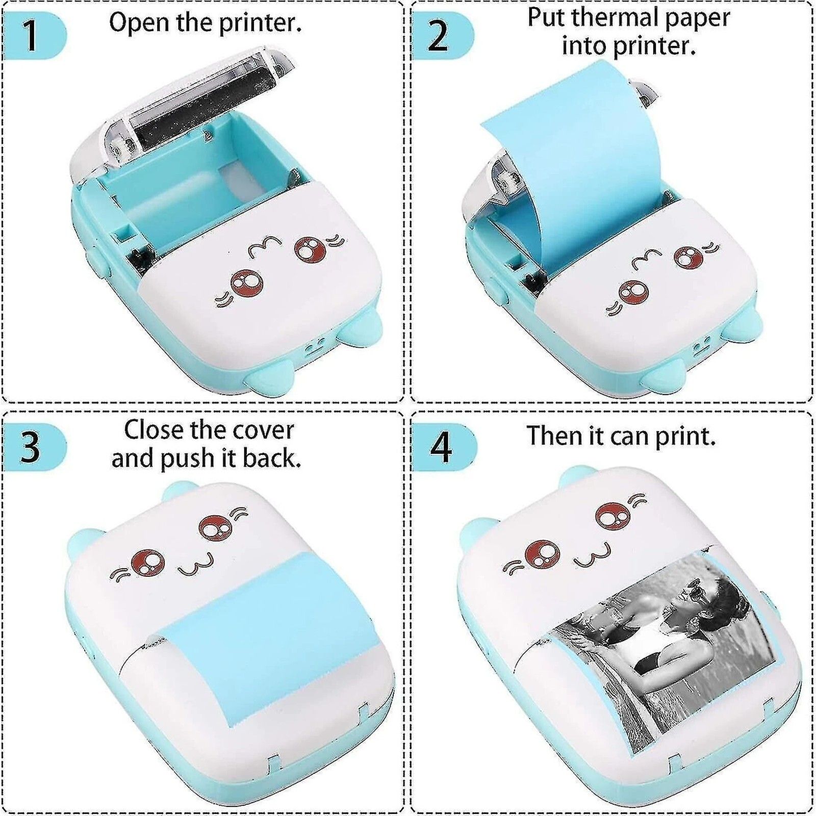SHIVAAY ART CREATION Inkless Bluetooth Pocket Printer for Prints Picture Mini printer-image-22