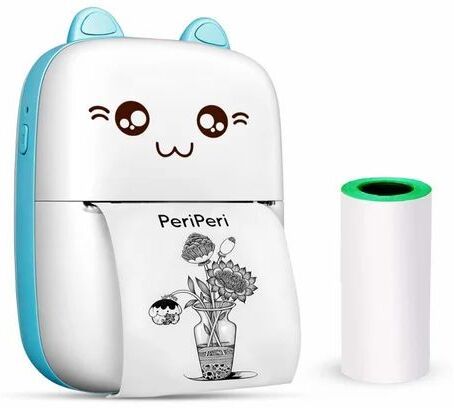 IMMUTABLE Mini Printer with Paper for function Label Printer iob18 Single - TextUsed For: Title, Compare-picture-14