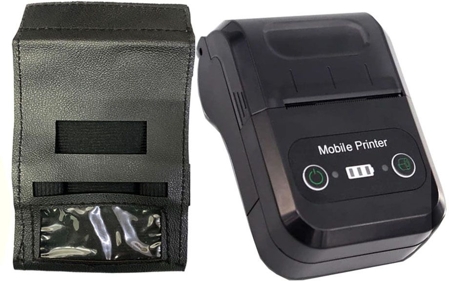 F2C 2 inch Bluetooth Printer With Cover Case for Mobile Billing Thermal