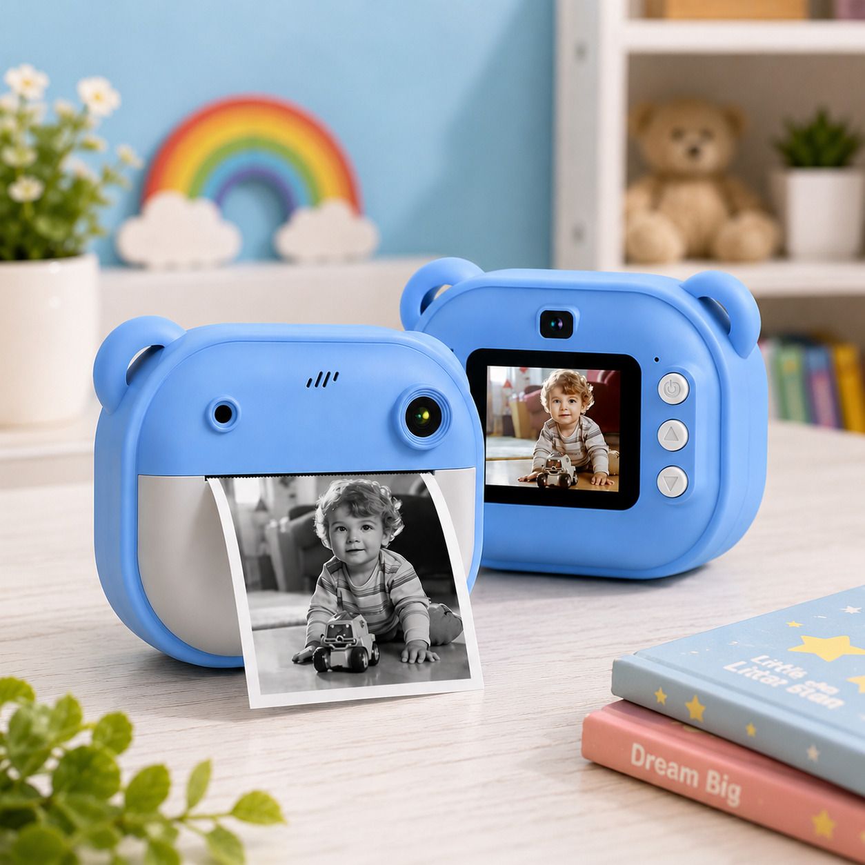 ZENVORIX ENTERPRISES Rechargeable Instant Print Digital Camera for Kids with 2.4 Inch Display [Random Color]-picture-31