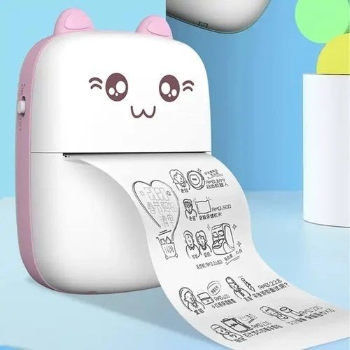 Chigy Wooh Mini Bluetooth Thermal Printer, Portable Label Printer Inkfree Printer for kids Thermal Printer-picture-43