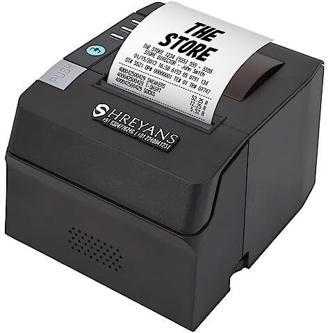 Shreyans Thermal Billing Printer with Autocutter | 3 Inch Paper Width Ultra Fast Speed Thermal Printer-image-6