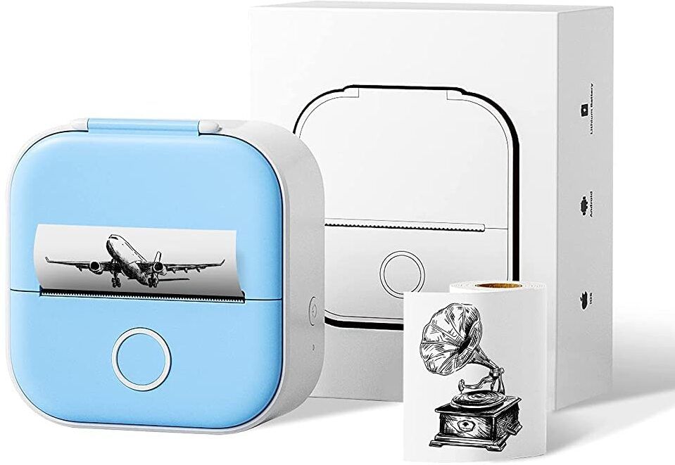 Zorbes Mini Pocket Bluetooth Label Printer Thermal Printer-image-39