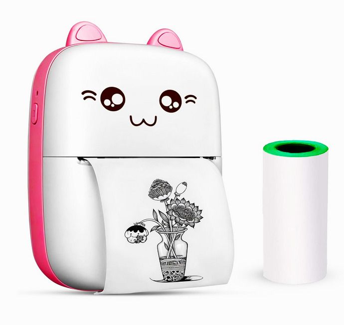 HRYFiNE Mini Inkless Bluetooth Pocket Printer for Prints Picture List Memo Receipt Tag Mini Thermal Printer-image-30