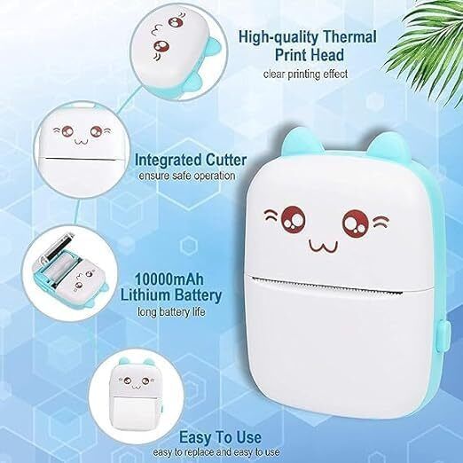 ASTOUND Note/Photo Printing Bluetooth Connectivity Mini Thermal Lable Printer Thermal Printer-picture-35