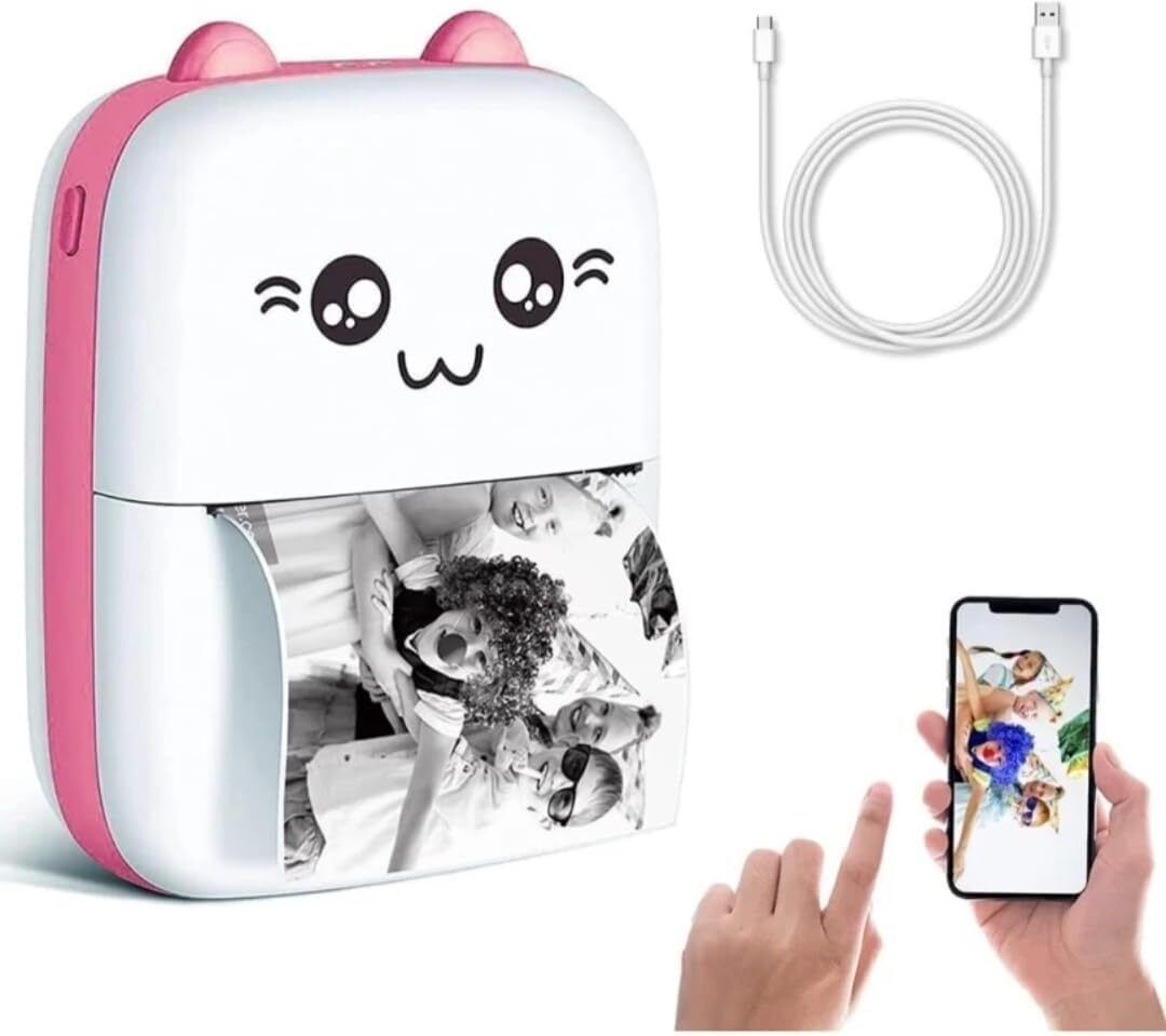 Gentle e kart Portable Bluetooth Thermal Printer Cartoon Pocket Printer Thermal Printer-image-22