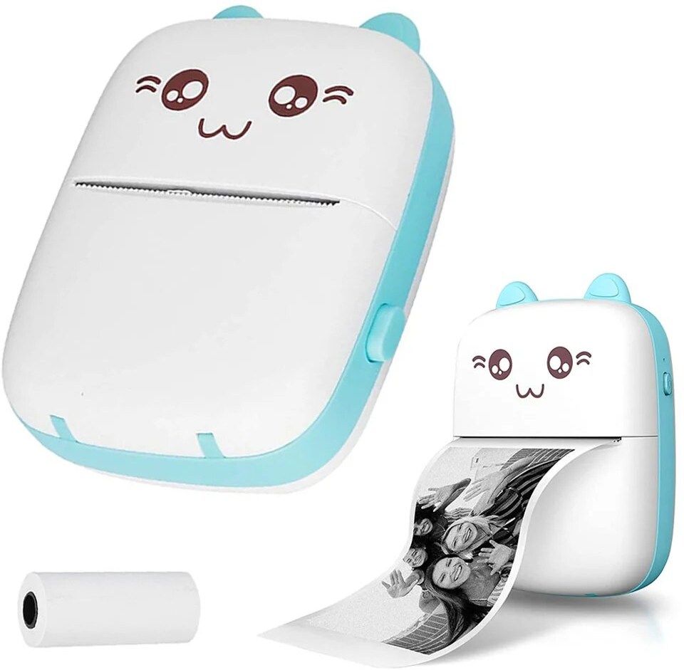 4uonly pocket printer Mini Printer Adhesive Paper Multi-function Label bqw6 Single - TextUsed For: Title, Compare-picture-19