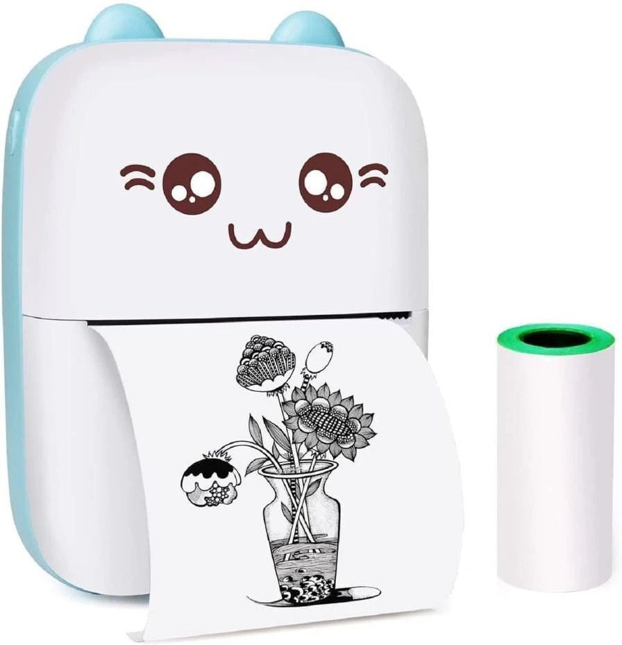 MA TRADES KIDS MINI PRINTER Pro05 Thermal Printing (Black & White)-image-44