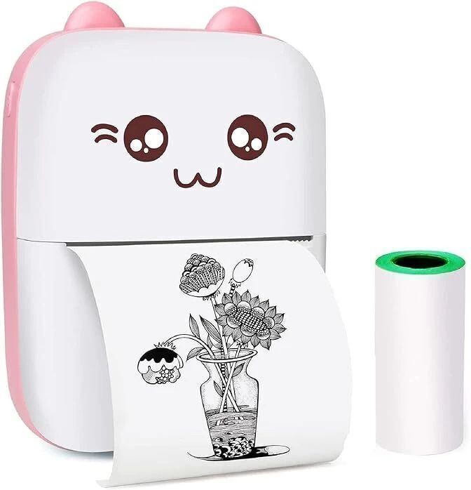MA TRADES Mini Pocket Printer for Kids, Portable Thermal Printer Mini printer-picture-17