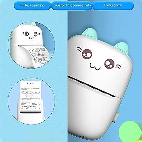 ENMORA Portable Thermal Printer for Kids Mini Printer (White) AKH38 zink technology-picture-19