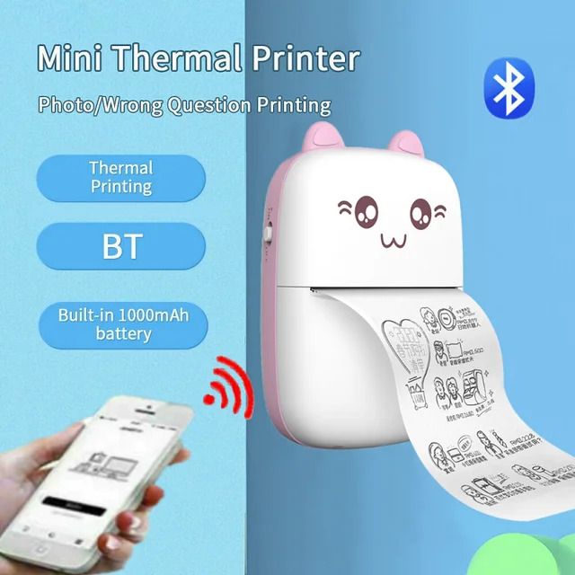 creativity vibes creativitywithecovibes Mini Thermal Printer Portable Thermal Printer-picture-30