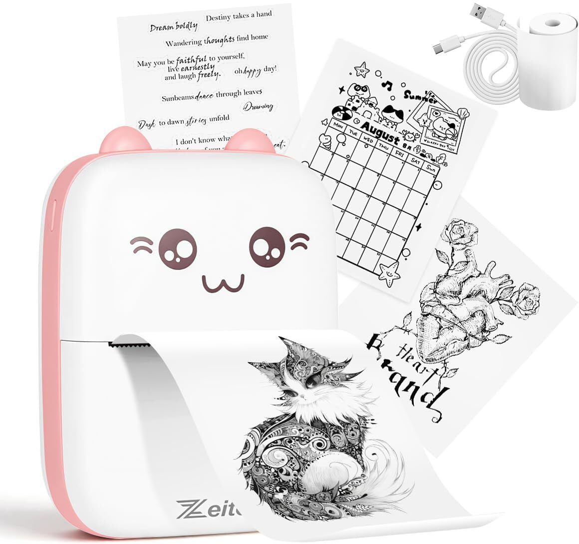 ELEPHANTBOAT Portable Bluetooth Thermal Printer Portable Bluetooth Thermal Printer-image-32