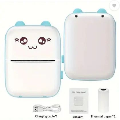 MVC ENTERPRISE Bluetooth Pocket Printer for Kids Prints Picture Mini Thermal Printer Bluetooth Thermal Printer-image-16