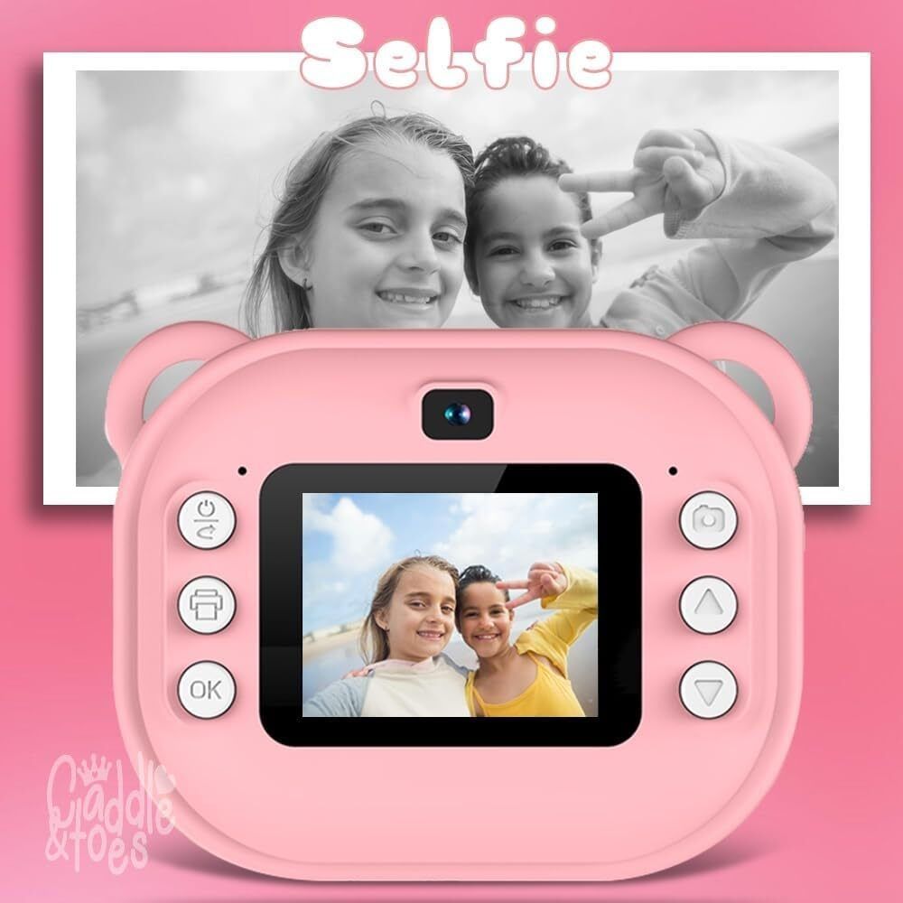 Viraan Portable Instant Print Camera for Kids Creative Photography and Learning Pocket printer-image-9