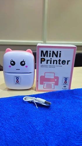 TECHEL Mini Printer with Paper for Label Printer klh11 Single - TextUsed For: Title, Compare-picture-34