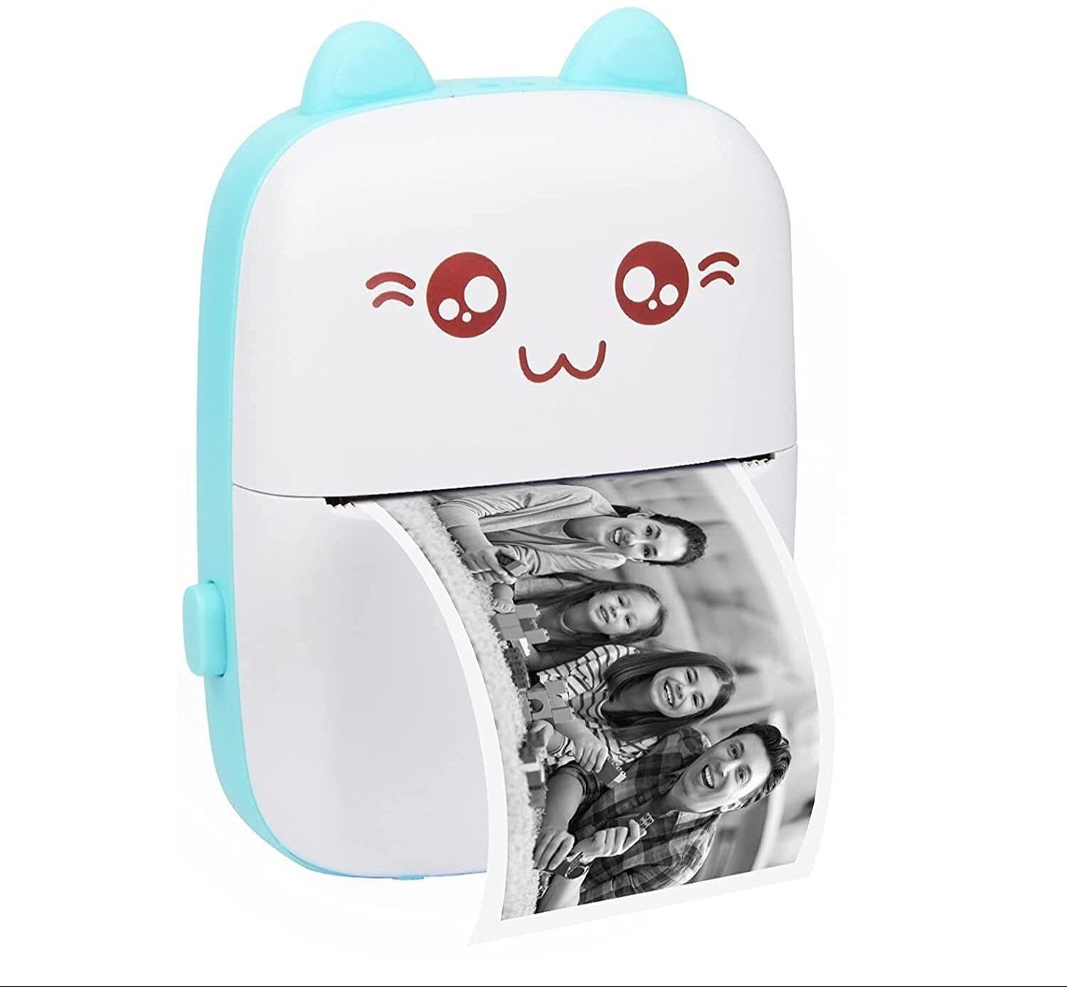 ENMORA Printer Portable Bluetooth Thermal Printer Printer hju16 Single - Text Used For: Title, Compare-image-8